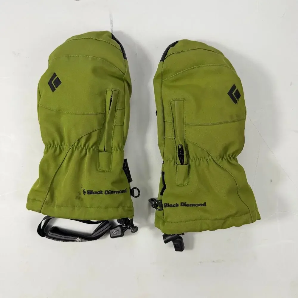 Black Diamond Mercury Mitts Green Youth Large